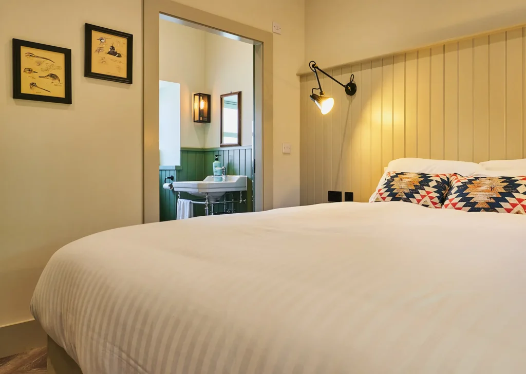The spacious master bedroom benefits from a stylish ensuite shower room. Can be setup as a super king or twin.