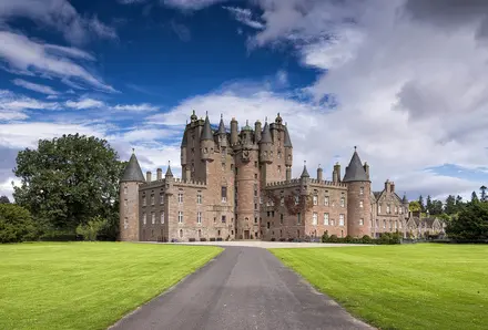 Glamis Castle near Kinclune Estate