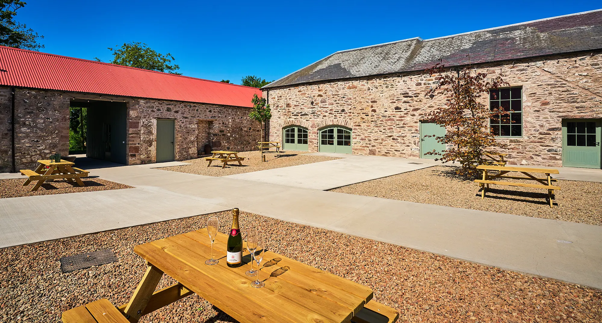 Beautiful and spacious Kinclune Steading Courtyard