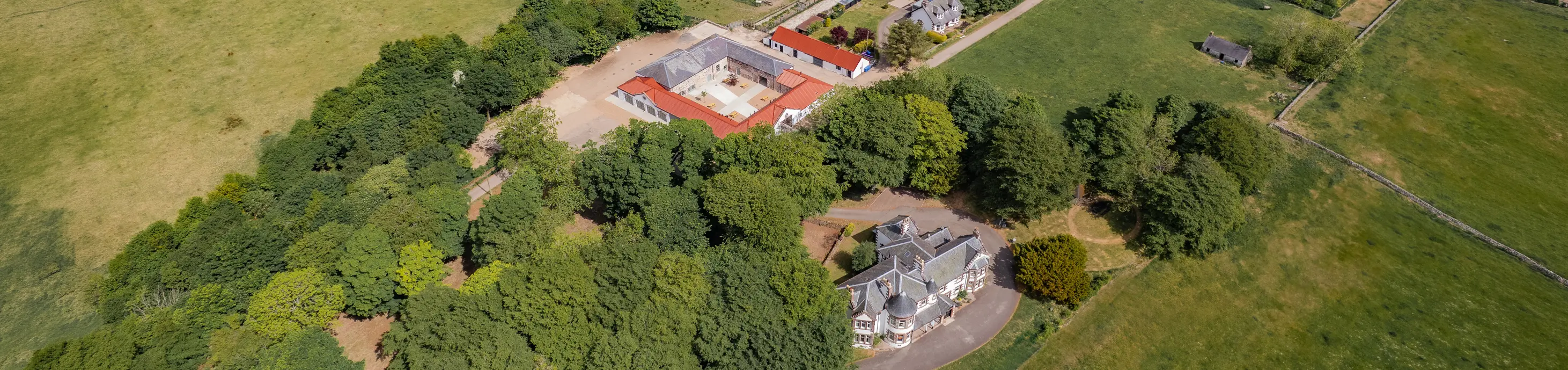 Large group self-catering stays at Kinclune Estate with accommodation for 28 guests