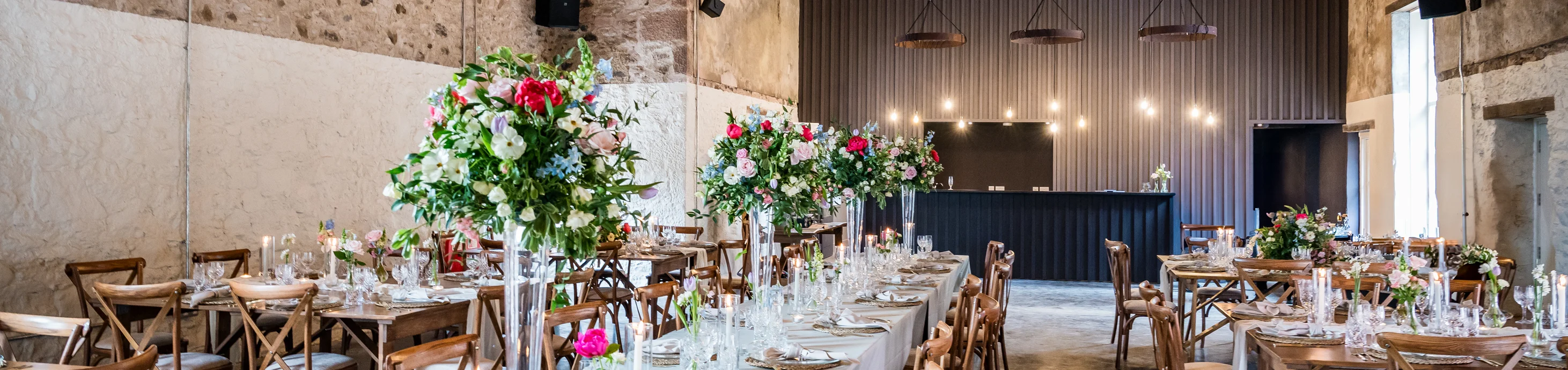 The Granary wedding venue at Kinclune Steading